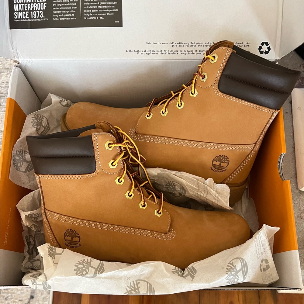 Timberland Tan Tactical Boots with Nubuck Leather - Picture 2 of 7